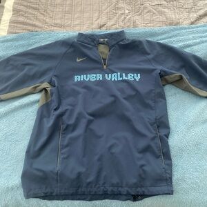 Nike Blue and Gray Pullover